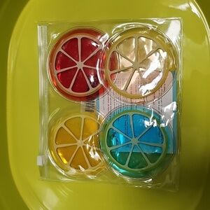 Nwt Colorful Citrus-Themed Cold Pack Set